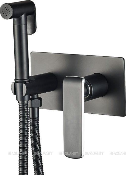 Гигиенический душ со смесителем Haiba HB55548-7, черный
