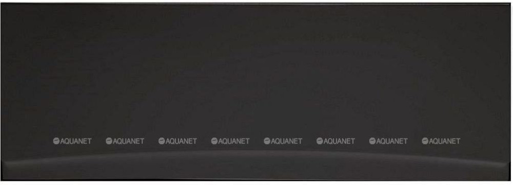 Фронтальная панель для прямоугольной ванны универсальная Aquanet 170 черная